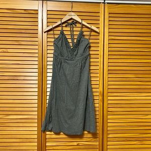 Grey Halter Dress
